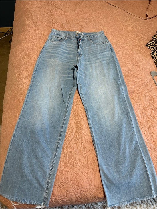 Lucky Brand Denim - Lucky Brand Light Blue Wide-Leg Jeans - High Rise Flare